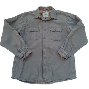 Gioberti Flannel Lined  Snap button Shirt Shacket